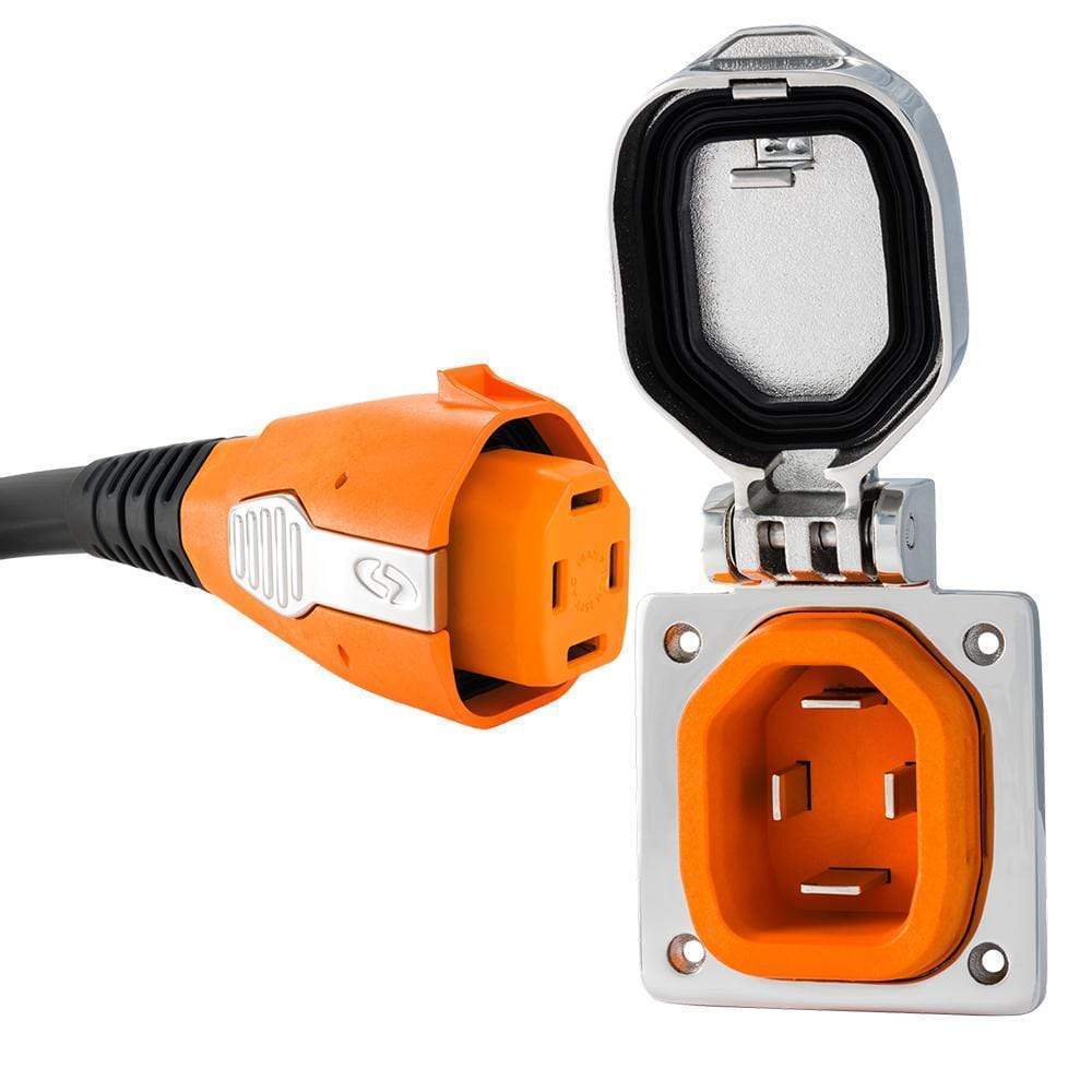 SmartPlug Qualifies for Free Shipping SmartPlug 50a Inlet and Plug Combo Boatside #B50ASSY