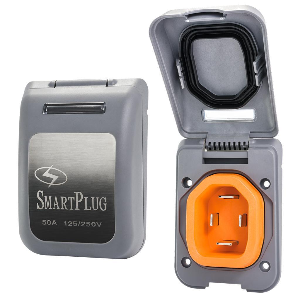 SmartPlug Qualifies for Free Shipping SmartPlug 50a Non-Metallic Inlet Gray #BM50PG