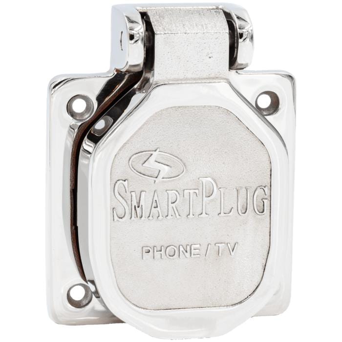 SmartPlug Qualifies for Free Shipping SmartPlug TV/Internet Connector-Double Stainless #BDCOAXCC