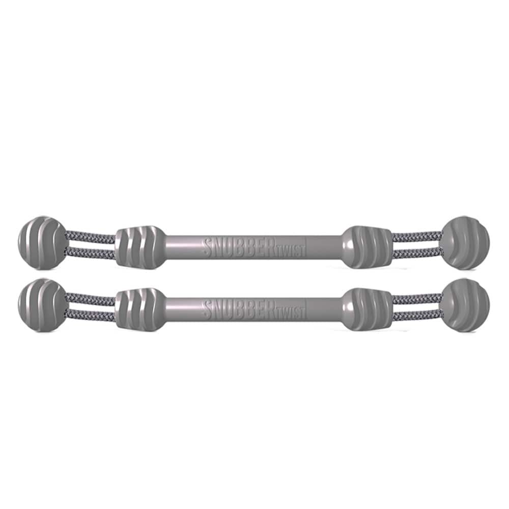 The Snubber Qualifies for Free Shipping Snubber Twist Moon Grey Pair #S61204