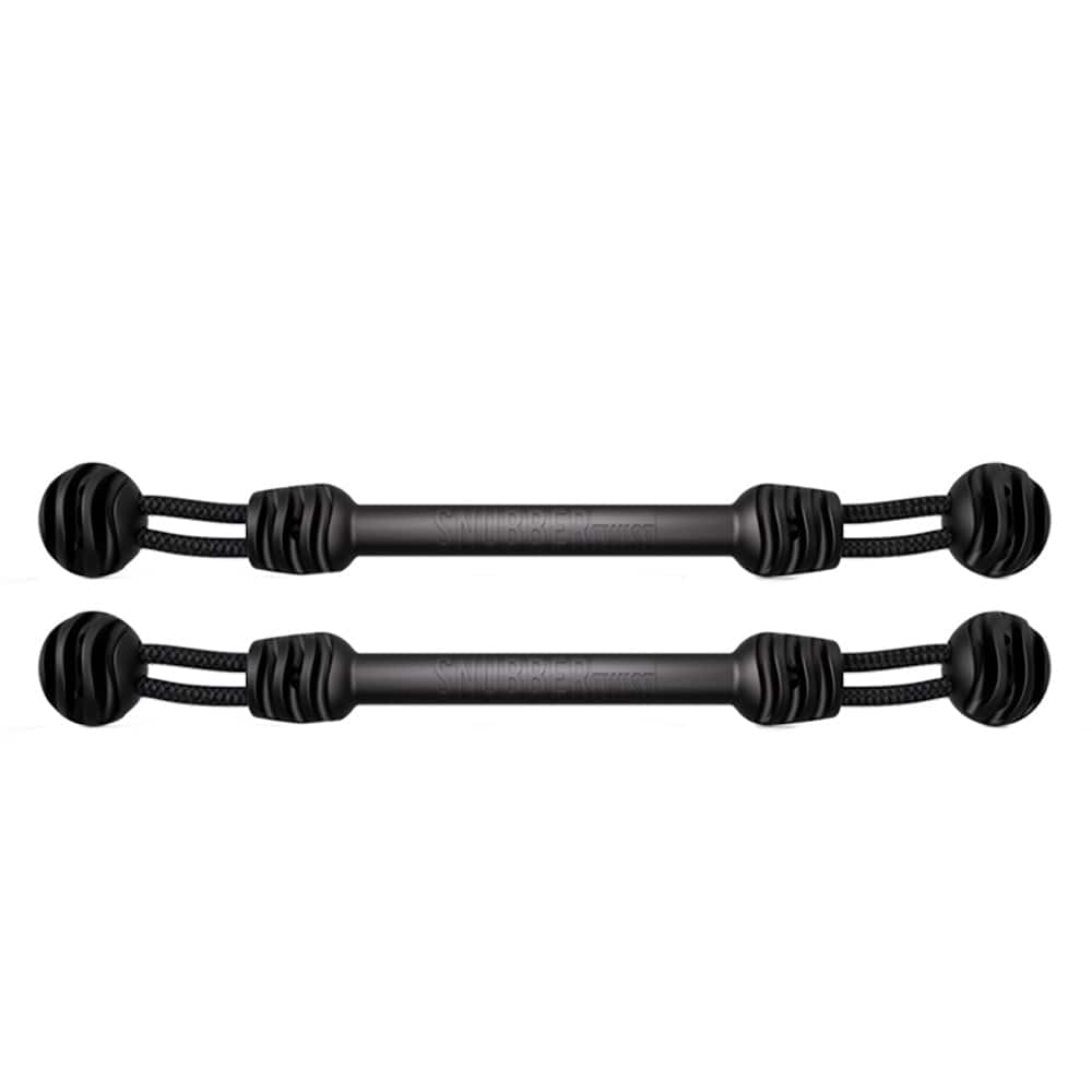 The Snubber Qualifies for Free Shipping Snubber Twist Tar Black Pair #S61202