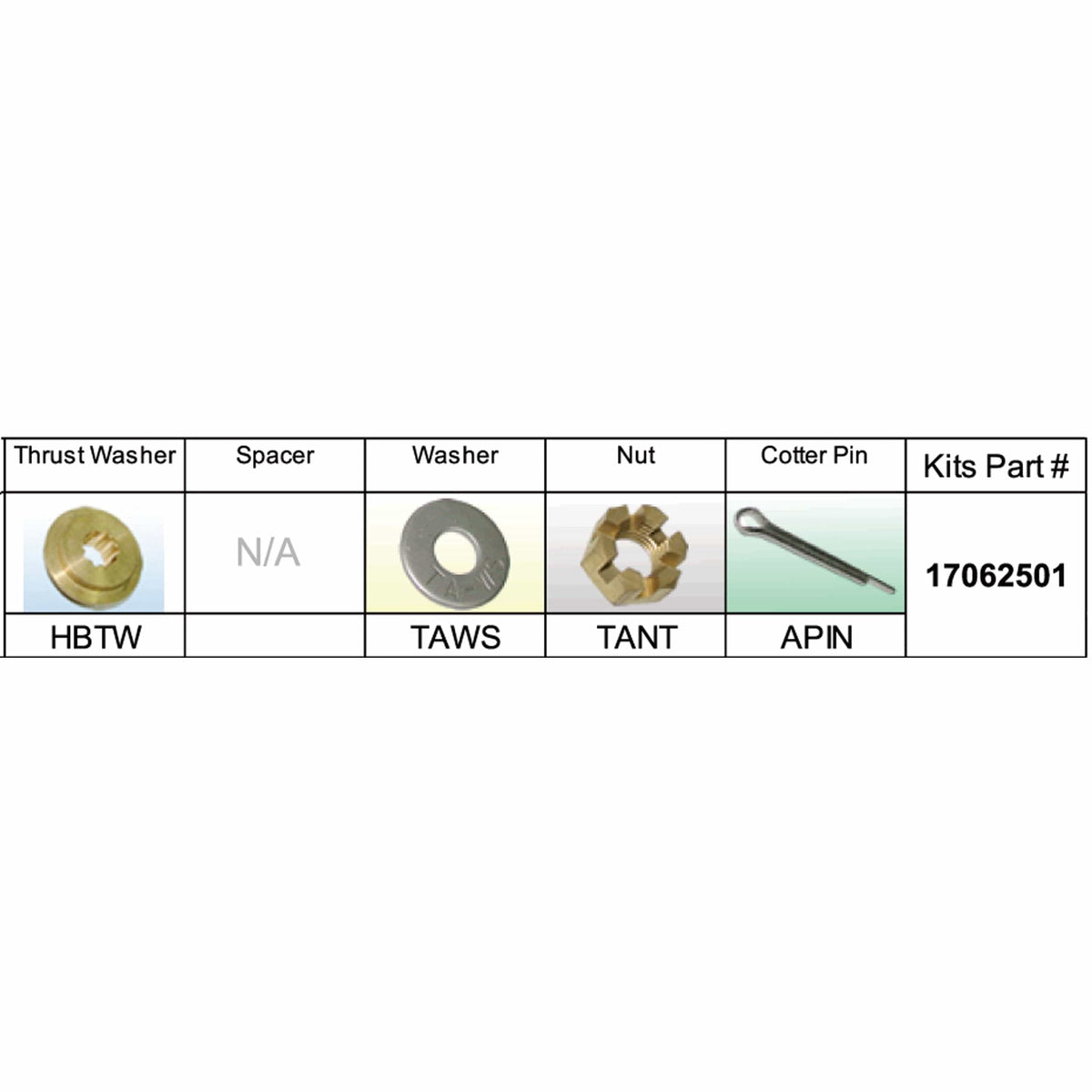 Solas Qualifies for Free Shipping Solas HB-PKT Honda Kit Assembly 25-30HP #17062501