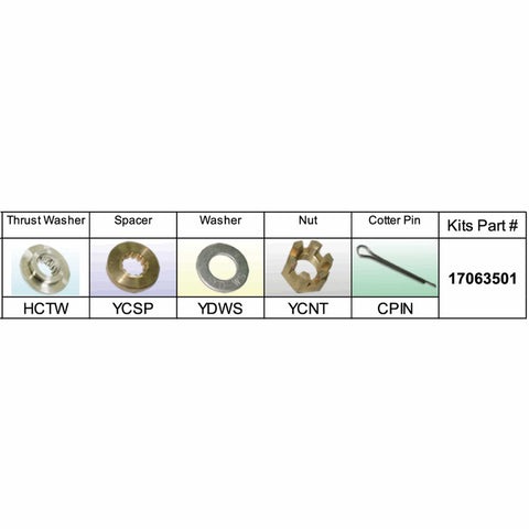 Solas Qualifies for Free Shipping Solas HC-PKT Honda Kit Assembly 35-60HP #17063501