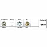 Solas Qualifies for Free Shipping Solas MB-PKT Mercury Prop Kit Assembly 9.9-25HP #17012501
