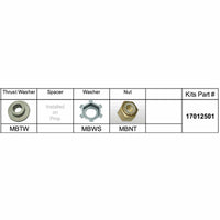 Solas Qualifies for Free Shipping Solas MB-PKT Mercury Prop Kit Assembly 9.9-25HP #17012501