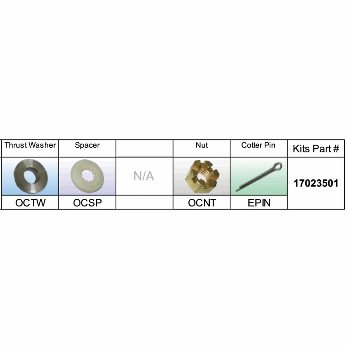 Solas Qualifies for Free Shipping Solas OC-PKT Johnson/Evinrude/BRP Kit Assembly 40-75HP #17023501