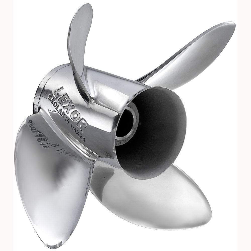 Solas Qualifies for Free Shipping Solas Prop 4-Blade Stainless Propeller E series Rubex L4 #9573-153-18