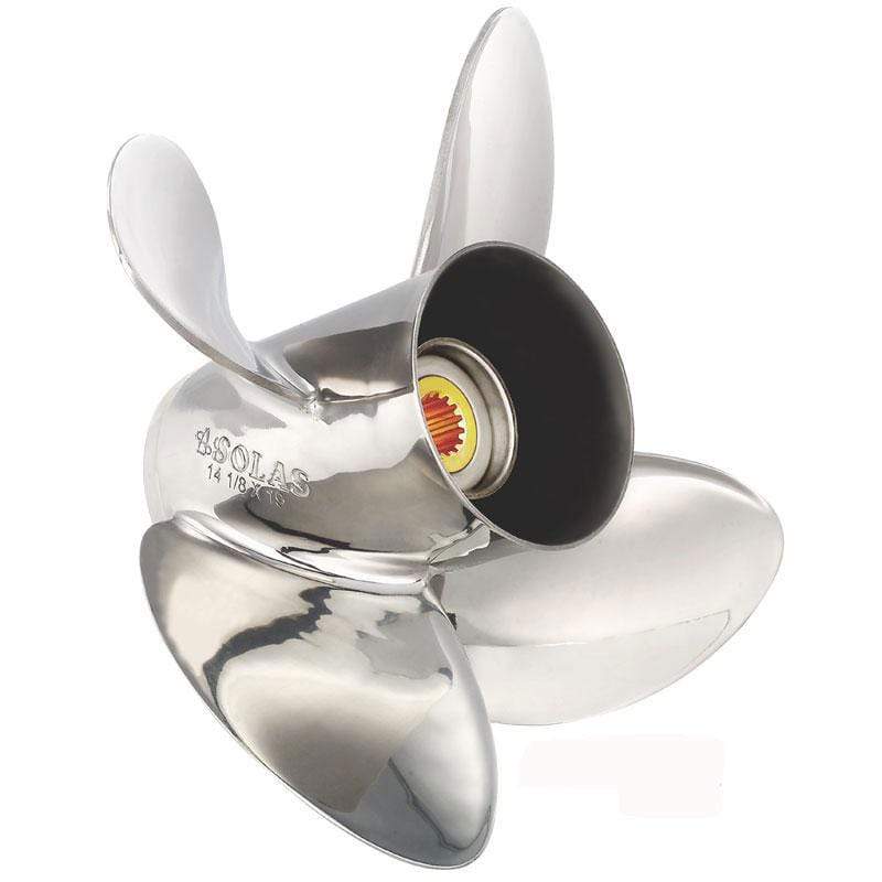 Solas Qualifies for Free Shipping Solas Prop New Saturn B4 Yamaha/Merc Stainless 20-30HP 09 #3233-100-09