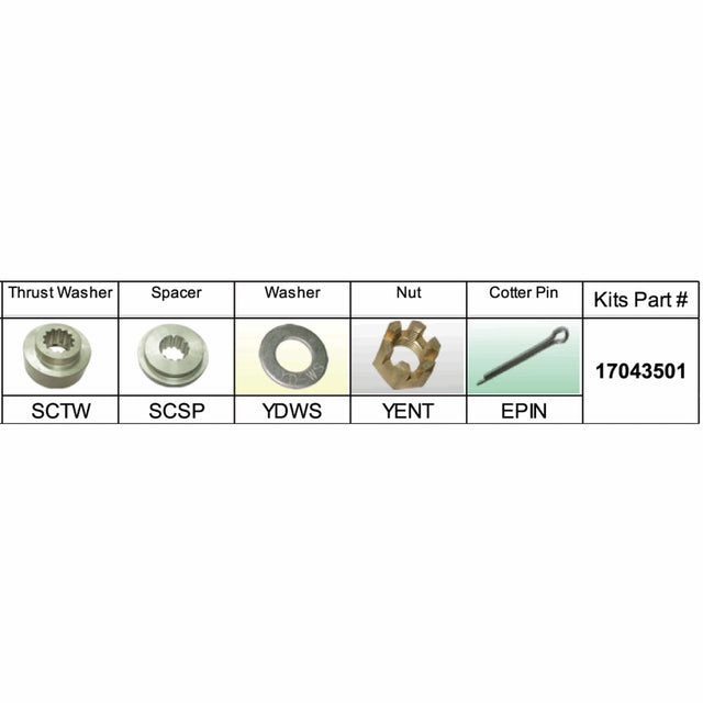 Solas Qualifies for Free Shipping Solas SC-PKT Suzuki Kit Assembly 40-65HP #17043501