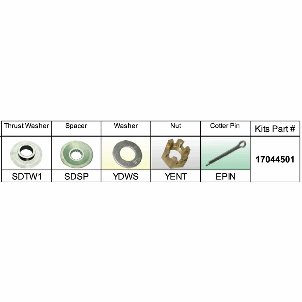 Solas Qualifies for Free Shipping Solas SD-PKT-1 Suzuki Kit Assembly DF90 DF115 #17044501