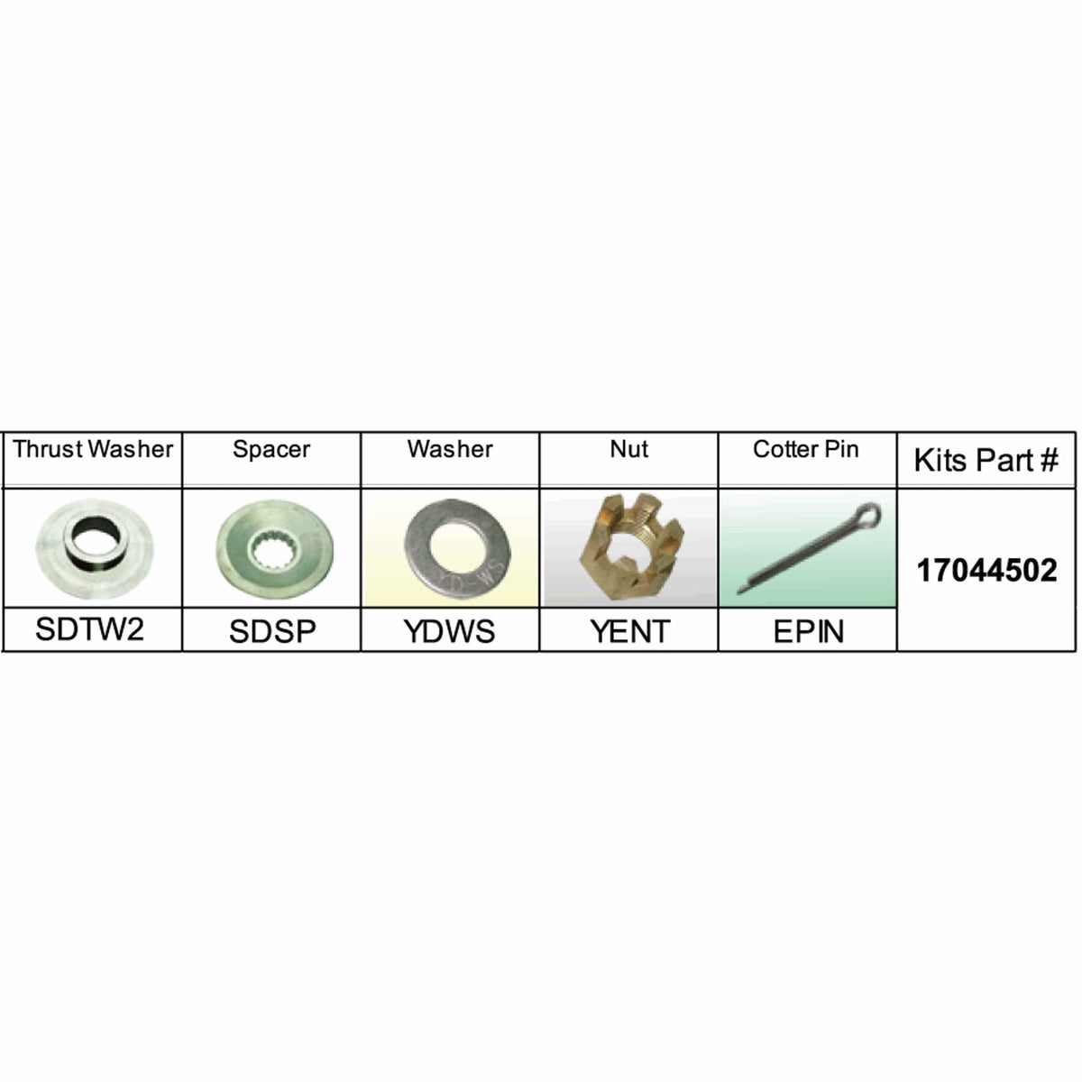 Solas Qualifies for Free Shipping Solas SD-PKT-2 Suzuki Kit Assembly DF140 #17044502