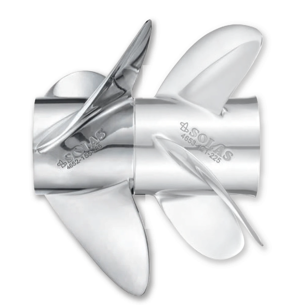 Solas Qualifies for Free Shipping Solas Suzuki Dual Prop SS 24 Front #4652-155-240