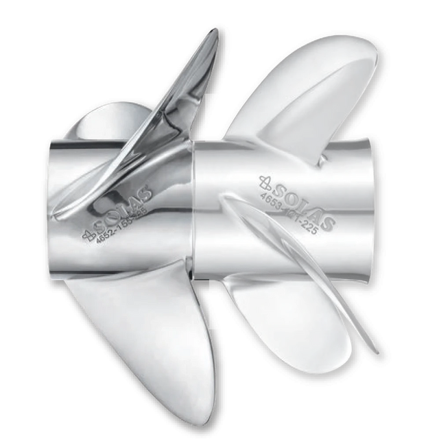Solas Qualifies for Free Shipping Solas Suzuki Dual Prop SS 25.5 Front #4652-155-255