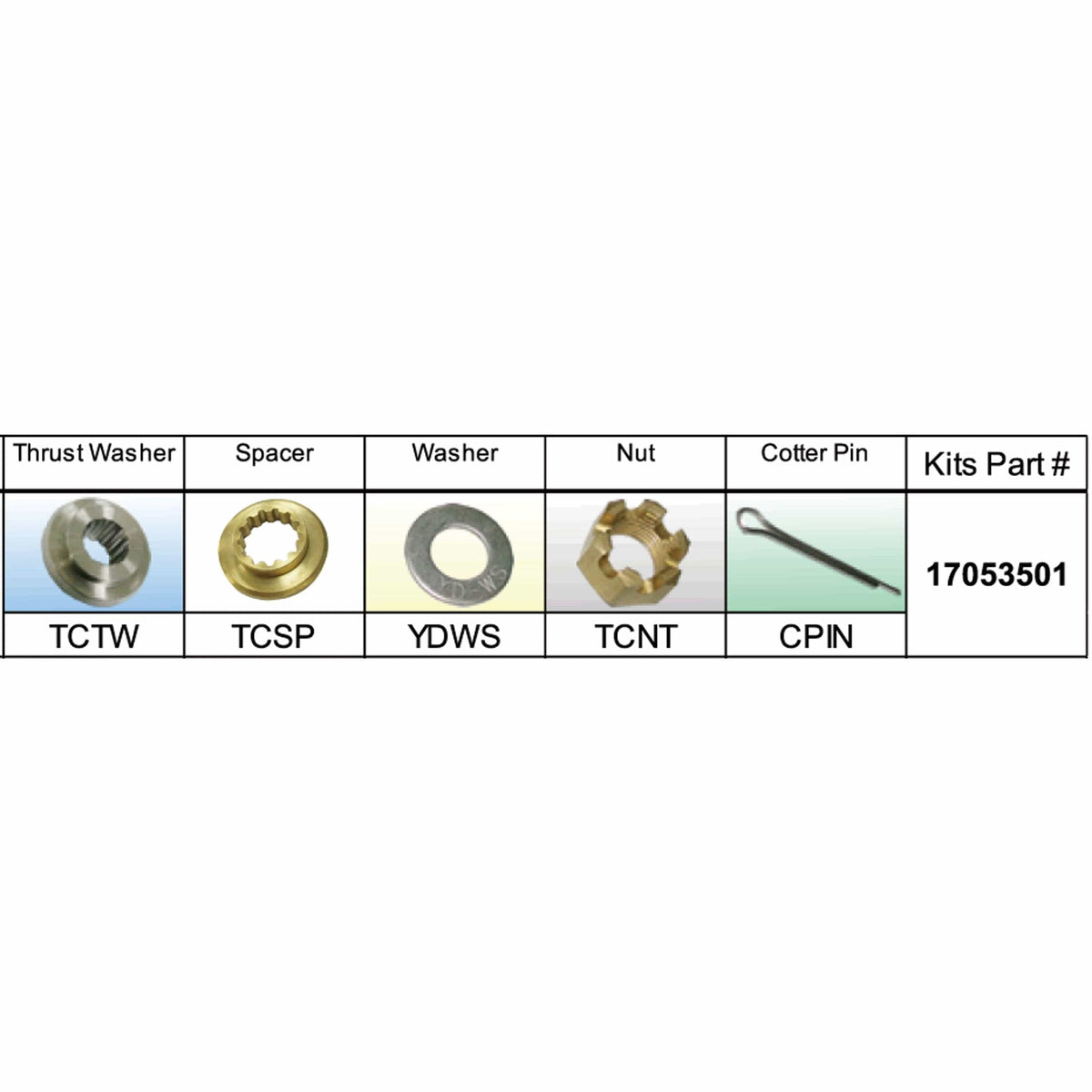 Solas Qualifies for Free Shipping Solas TC-PKT Tohatsu/Nissan Kit Assembly 35-55HP #17053501