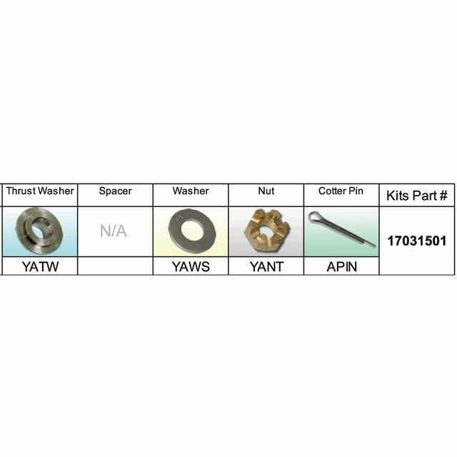 Solas Qualifies for Free Shipping Solas YA-PKT Yamaha Kit Assembly 9.9-15HP #17031501