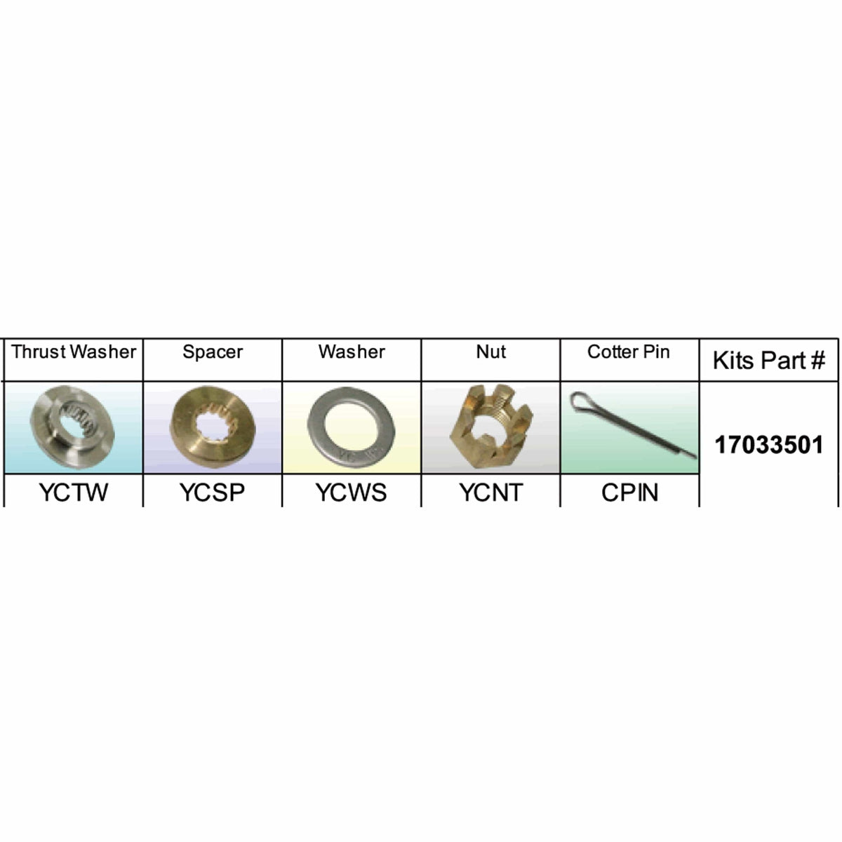 Solas Qualifies for Free Shipping Solas YC-PKT Yamaha Kit Assembly 40-60HP #17033501