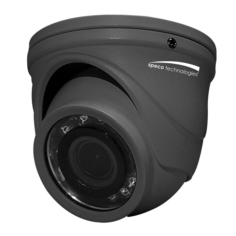 Speco Qualifies for Free Shipping Speco 4mp HD-TVi Mini IR Turret with 2.9mm Lens Gray #HT471TG