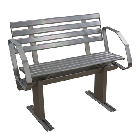 Springfield Not Qualified for Free Shipping Springfield Dock Bench 2-Person with Arms #1099050-2A