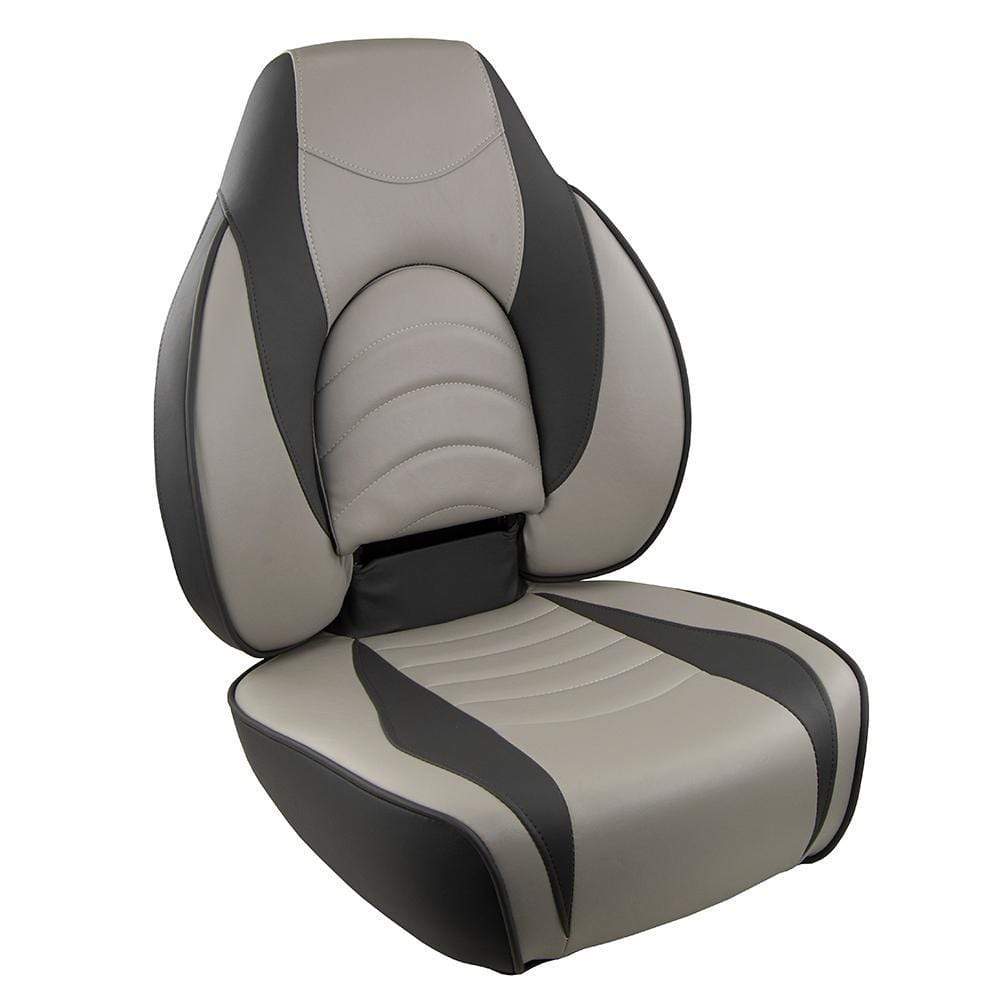 Springfield Qualifies for Free Shipping Springfield Fish Pro 1 Charcoal/Gray Fold-Down Seat #1041634-1