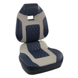 Springfield Not Qualified for Free Shipping Springfield Fish Pro II High Back Folding Seat Blue/Gray #1041419