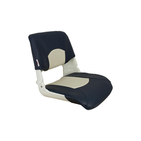 Springfield Qualifies for Free Shipping Springfield Seat White with Blue Cushion #1061016