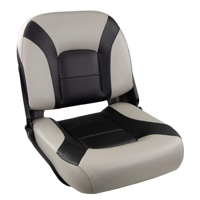 Springfield Qualifies for Free Shipping Springfield Skipper Premium L/B Folding Seat Gray/Black #1061077-1