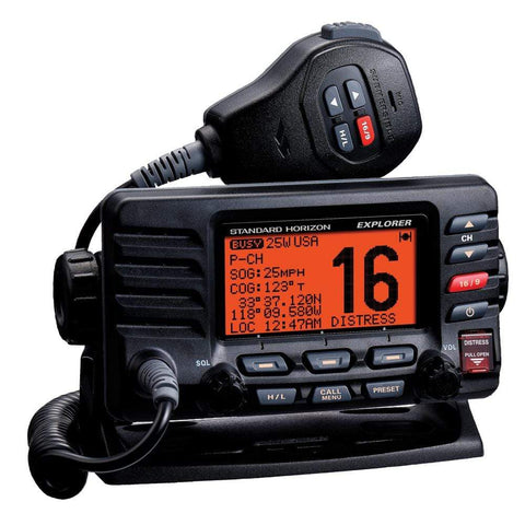 Standard Horizon Qualifies for Free Shipping Standard Horizon Explorer Ultra Compact Class D DSC #GX1600B