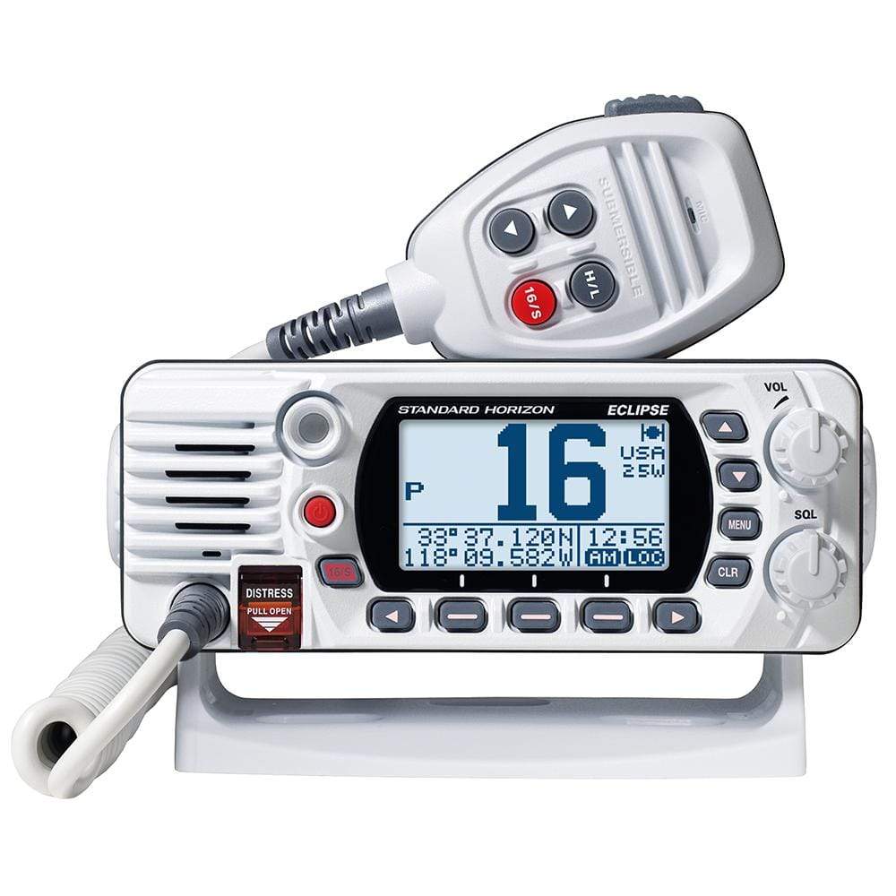 Standard Horizon Qualifies for Free Shipping Standard Horizon GX1400G White Fixed-Mount VHF with GPS #GX1400GW