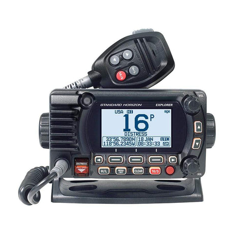 Standard Horizon Qualifies for Free Shipping Standard Horizon GX1800G Black Fixed-Mount VHF with GPS #GX1800GB