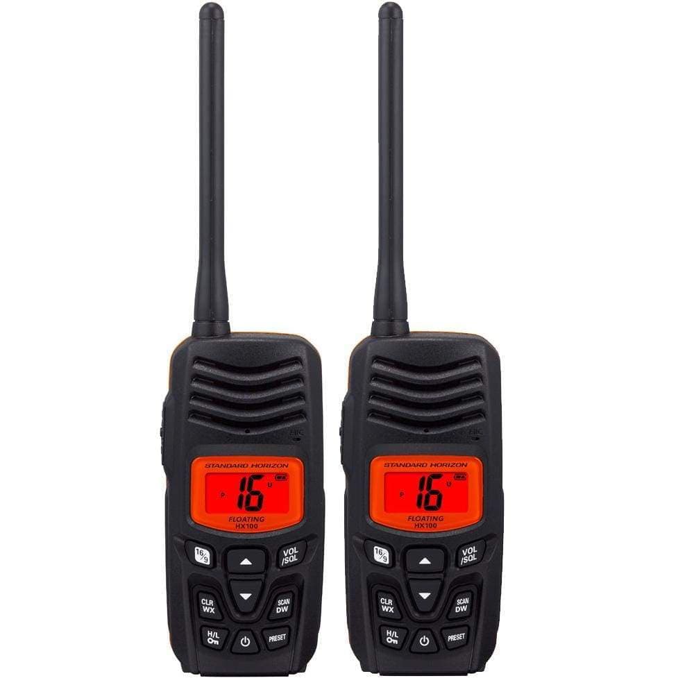 Standard Horizon Qualifies for Free Shipping Standard Horizon HX100 2.5w Pair #HX100