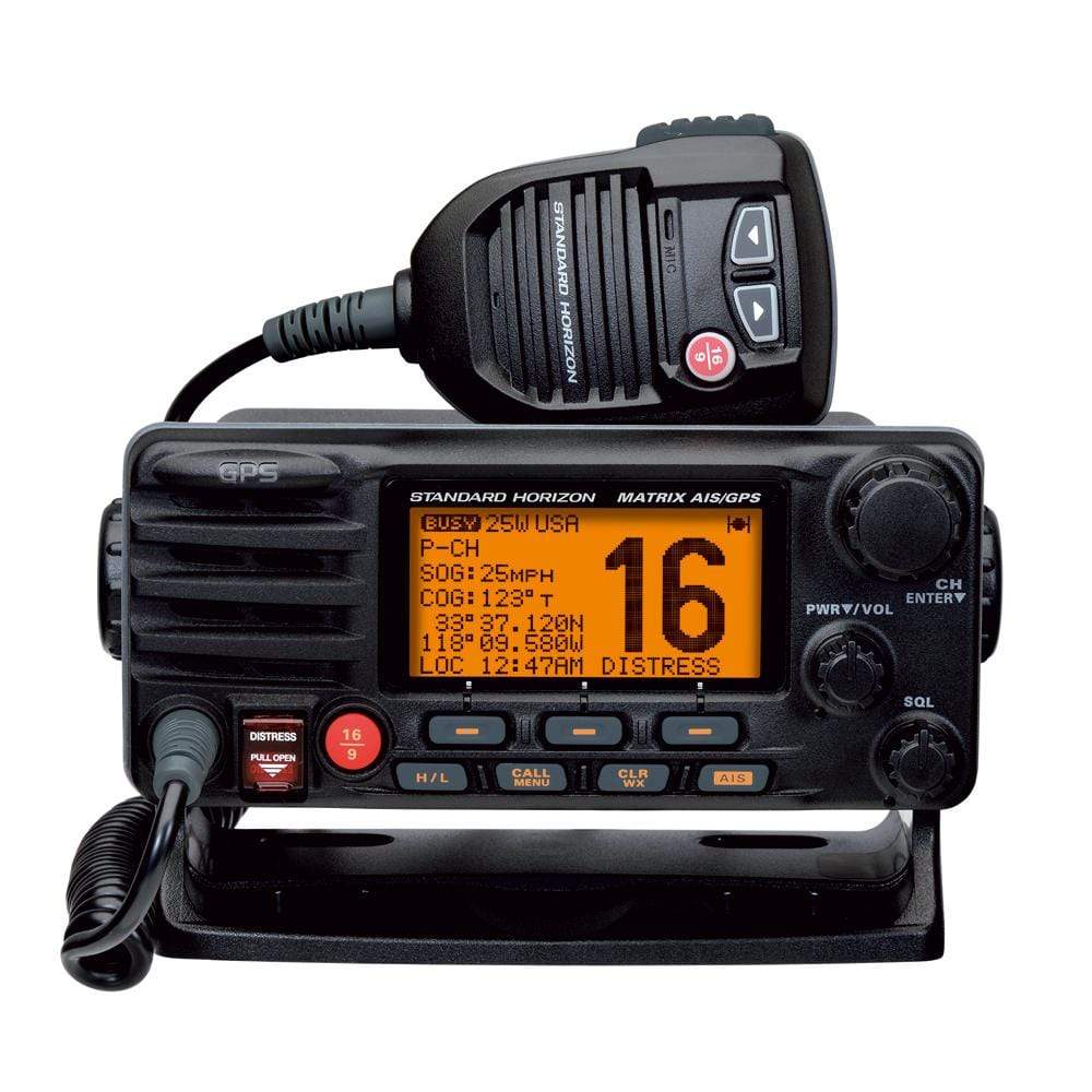 Standard Horizon Qualifies for Free Shipping Standard Horizon Matrix AIS w/GPS 25w Class D 30 W PA/Hailer #GX2200B
