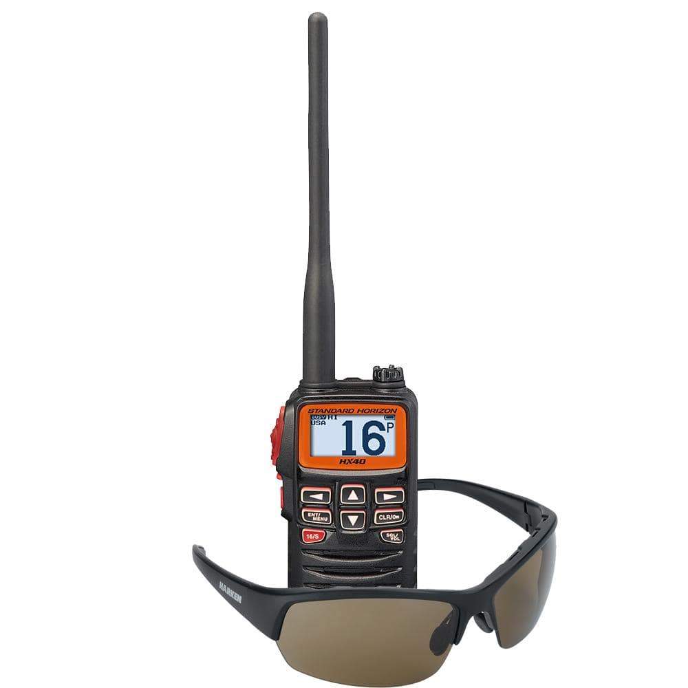 Standard Hx40 HH VHF with Free Harken Sunglasses #HX40/2089KIT