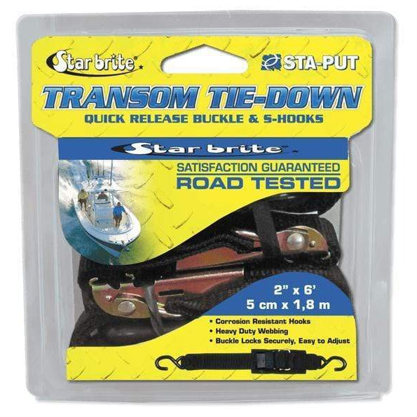 Star Brite Qualifies for Free Shipping Star brite 2" x 6' Transom Tie-Down #060069