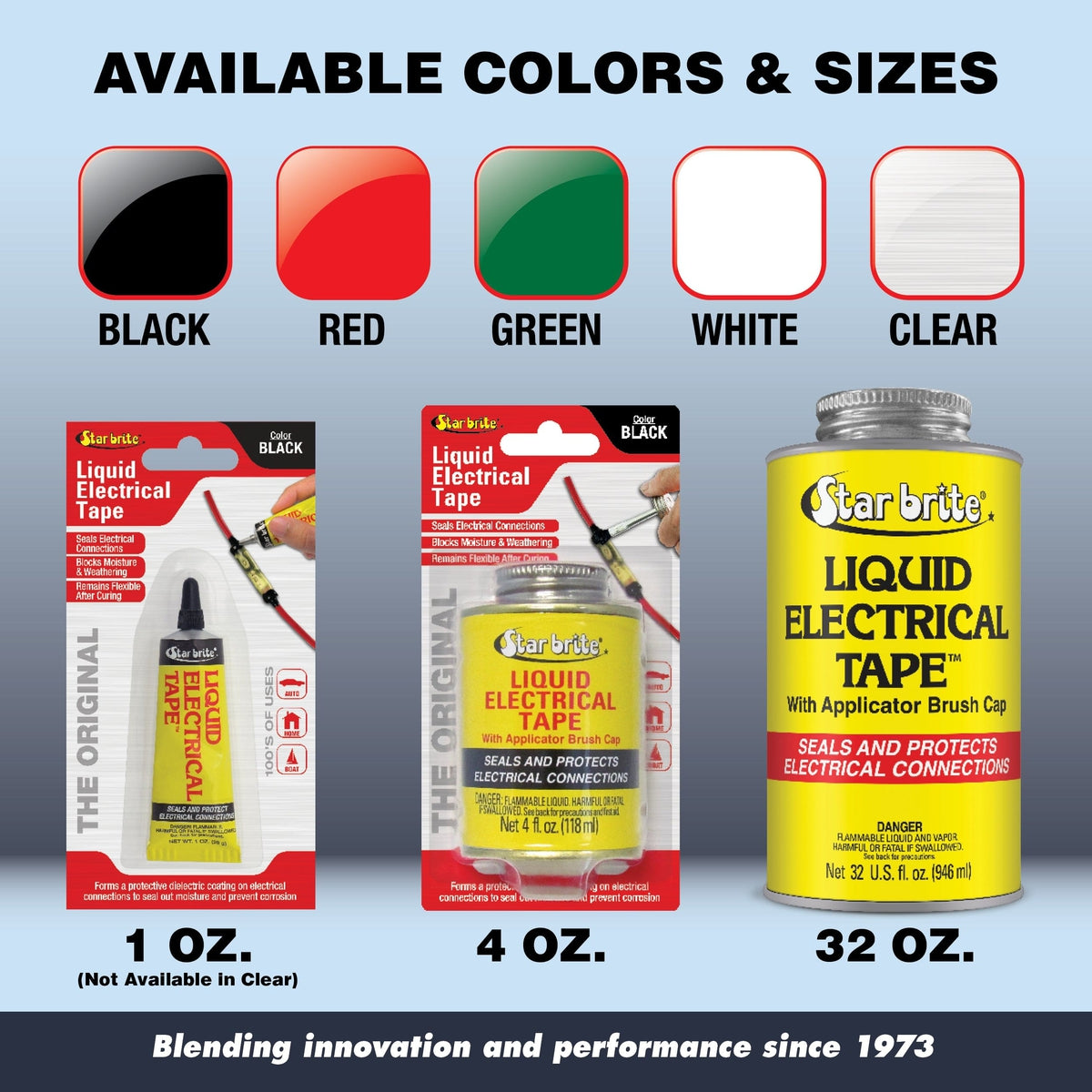 Star Brite Qualifies for Free Shipping Star Brite Black Liquid Electrical Tape 32 oz #084134