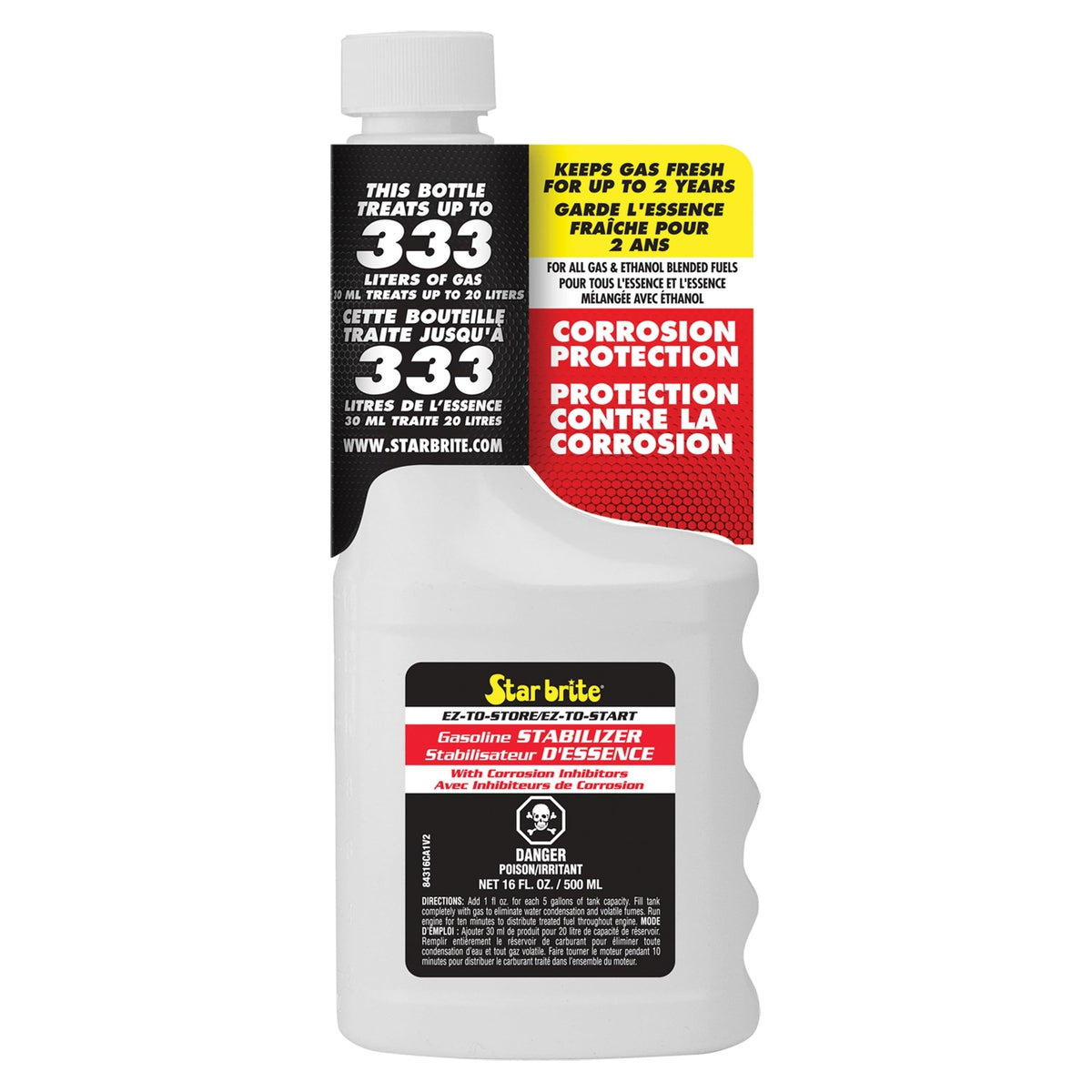 Star Brite Qualifies for Free Shipping Star brite Ez Store Ez Start Gas Additive 16 oz #084316