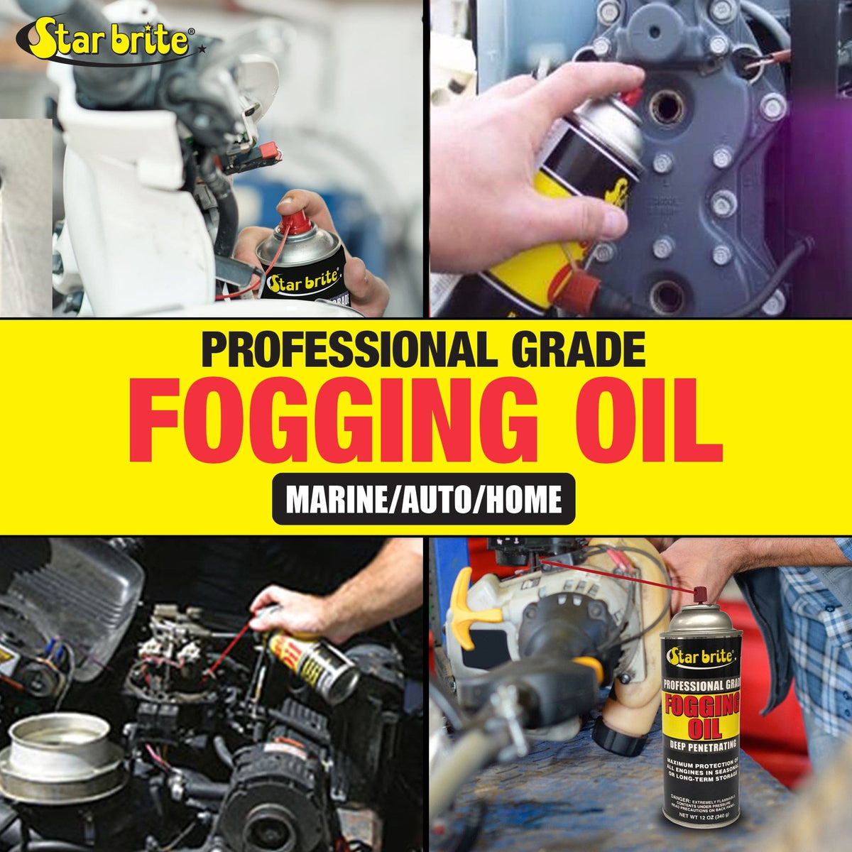 Star Brite Qualifies for Free Shipping Star brite Fogging Oil 12 Oz Can #084812