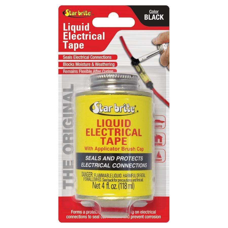 Star Brite Qualifies for Free Shipping Star Brite Liquid Electrical Tape Black 4 oz #084104B