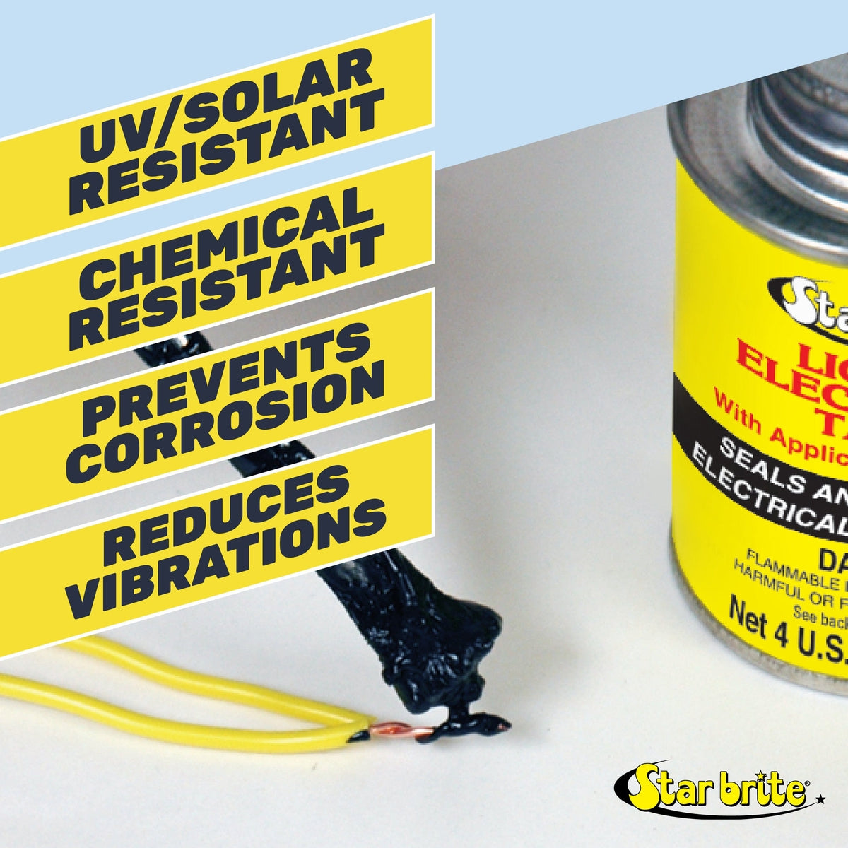 Star Brite Qualifies for Free Shipping Star brite Liquid Electrical Tape White 32 oz #084137