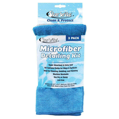 Star brite Qualifies for Free Shipping Star brite Microfiber Detail Kit 3-pk #040079