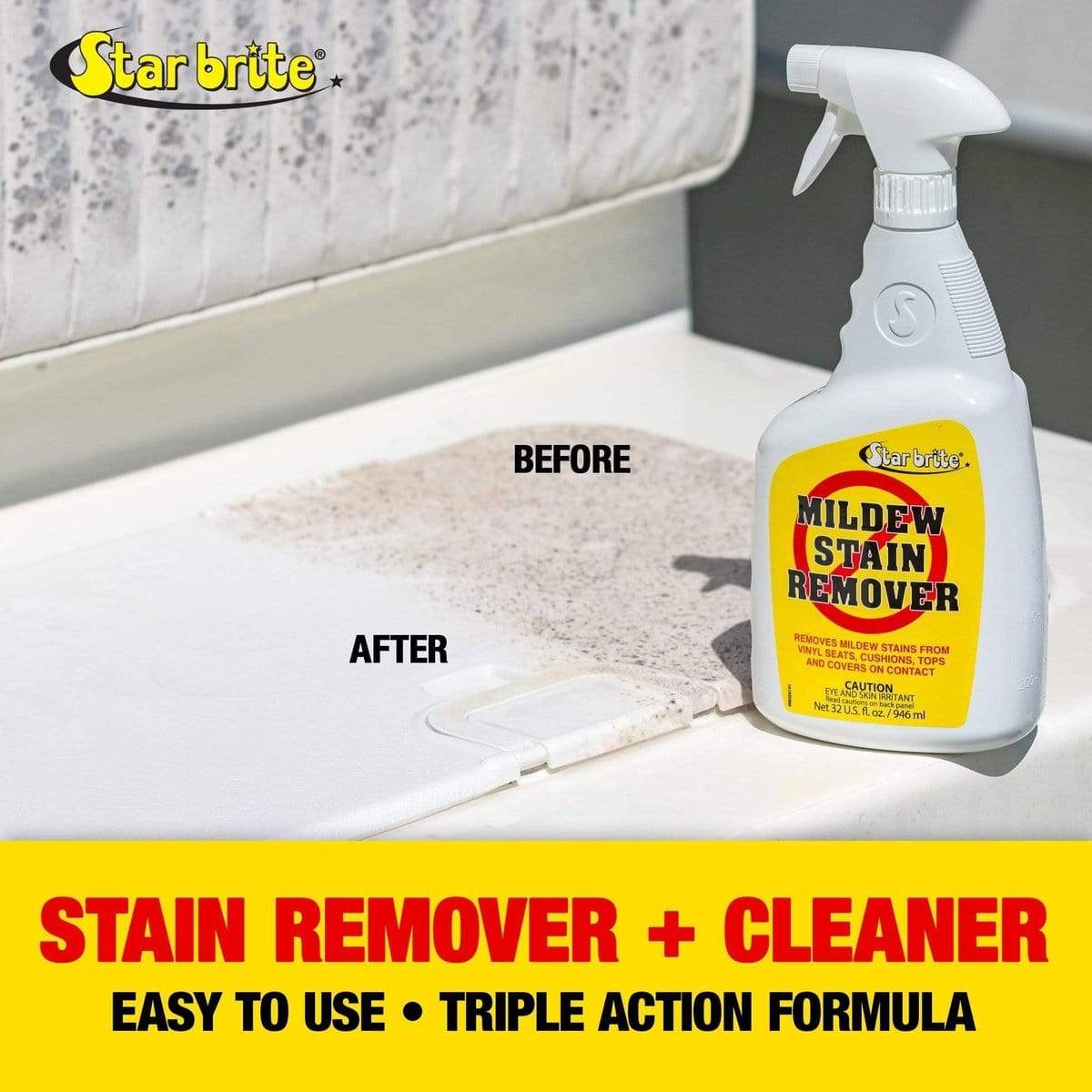 Star Brite Qualifies for Free Shipping Star Brite Mildew Stain Remover 22 oz #085616P