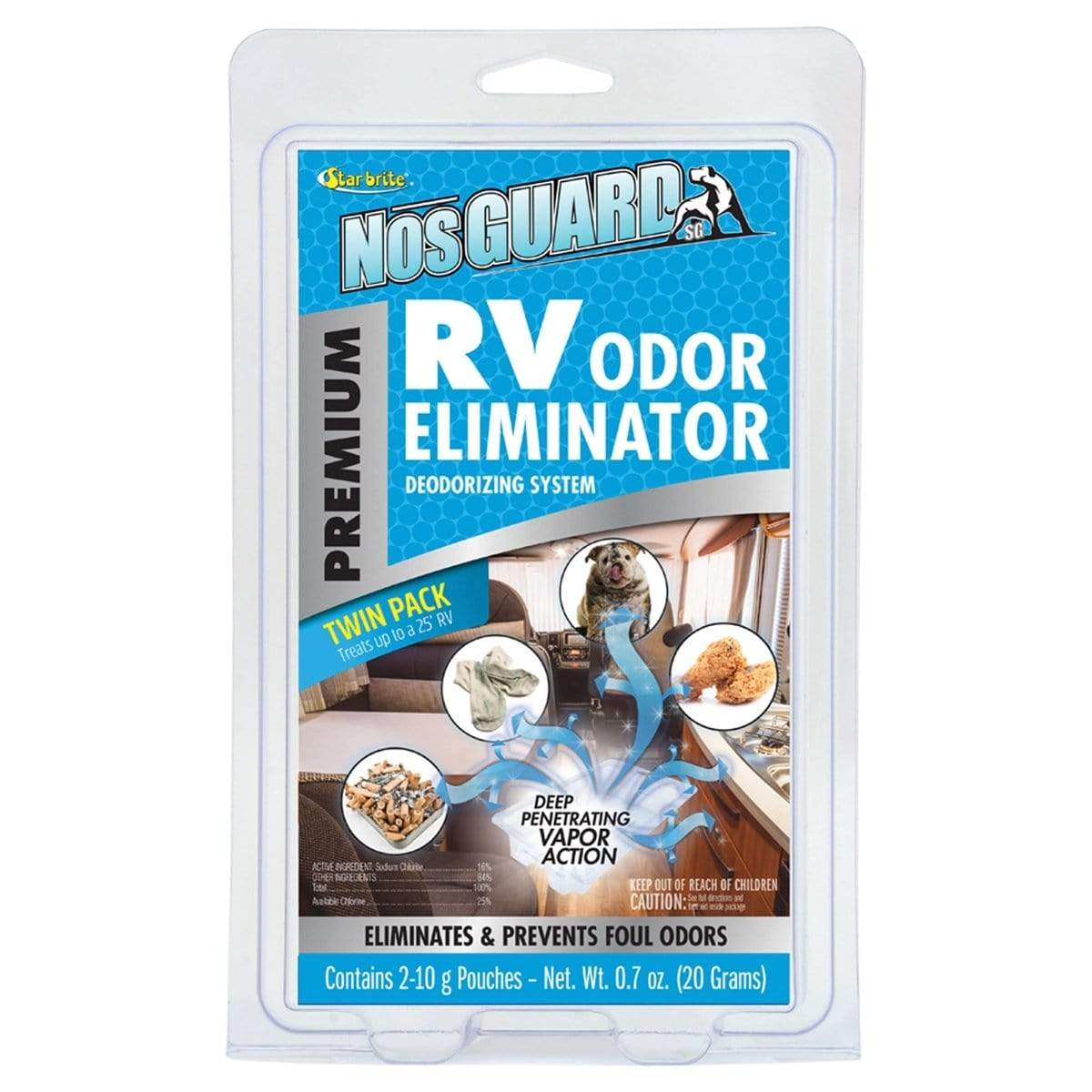 Star Brite Qualifies for Free Shipping Star Brite NosGUARD RV Odor Eliminator Deodorizing System #79950