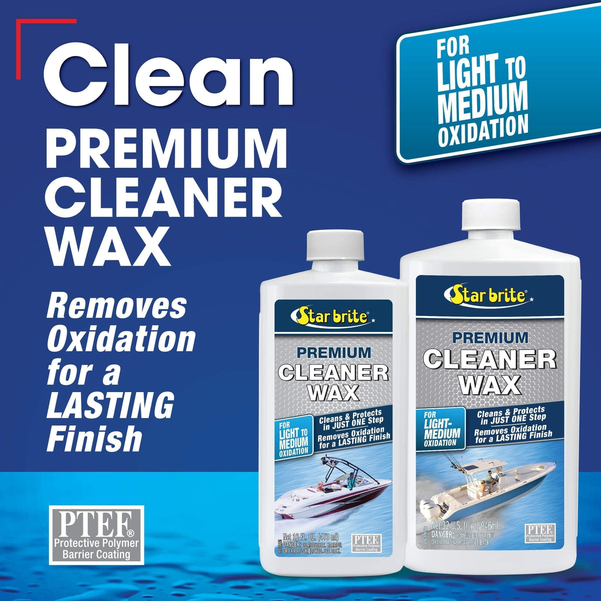 Star Brite Qualifies for Free Shipping Star Brite One Step Heavy-Duty Premium Cleaner Wax with PTEF #89616