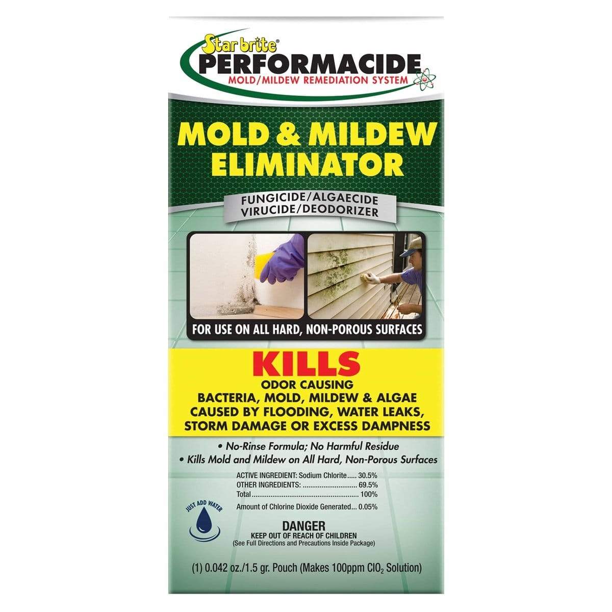 Star Brite Qualifies for Free Shipping Star Brite Performacide Mold and Mildew Eliminator 32 oz Kit #122032