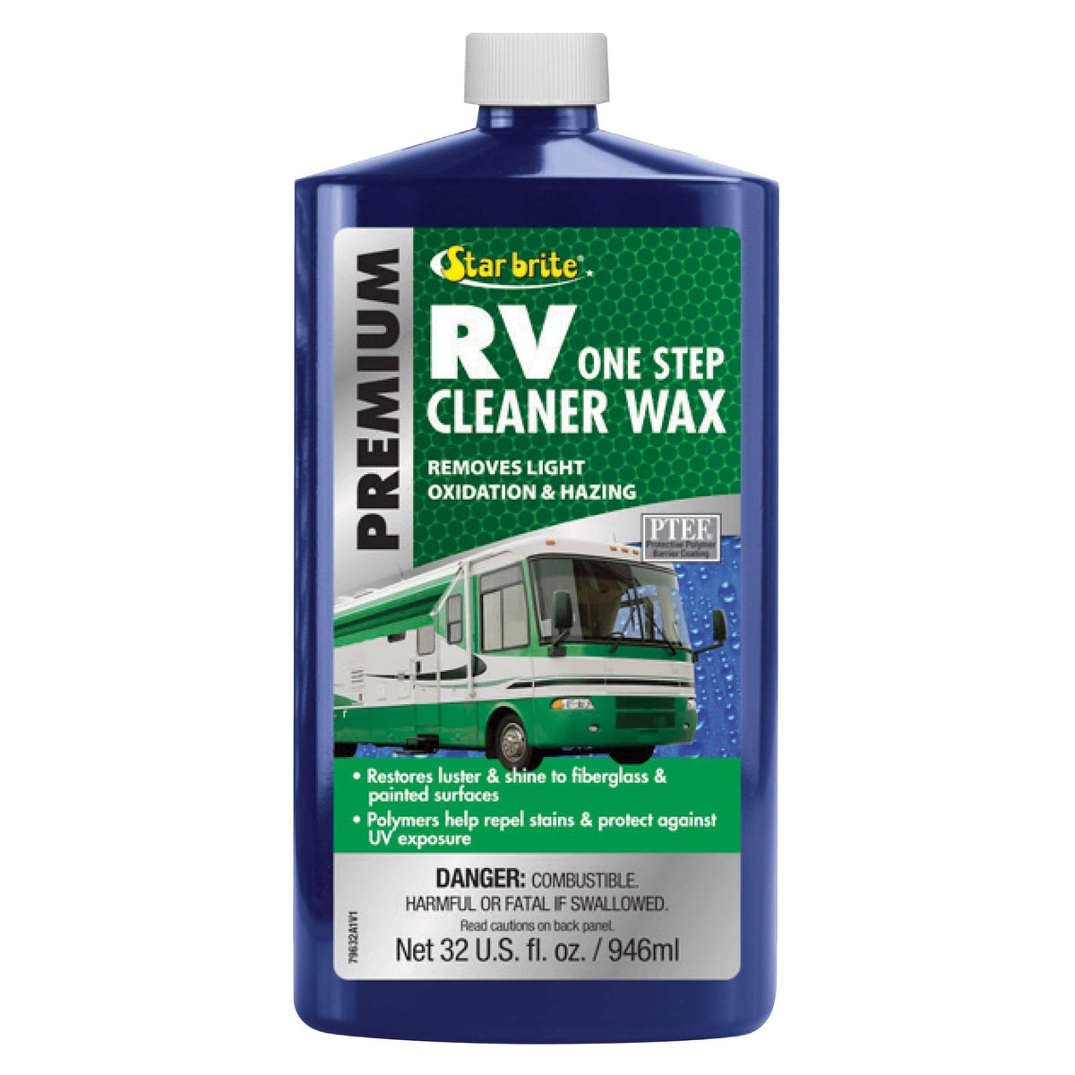 Star Brite Premium RV One Step Cleaner Wax 32 oz #079632