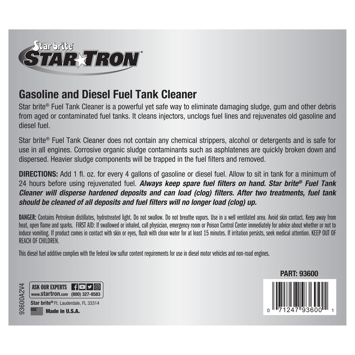 Star brite Qualifies for Free Shipping Star brite Star Tron Tank Cleaner Gallon #093600