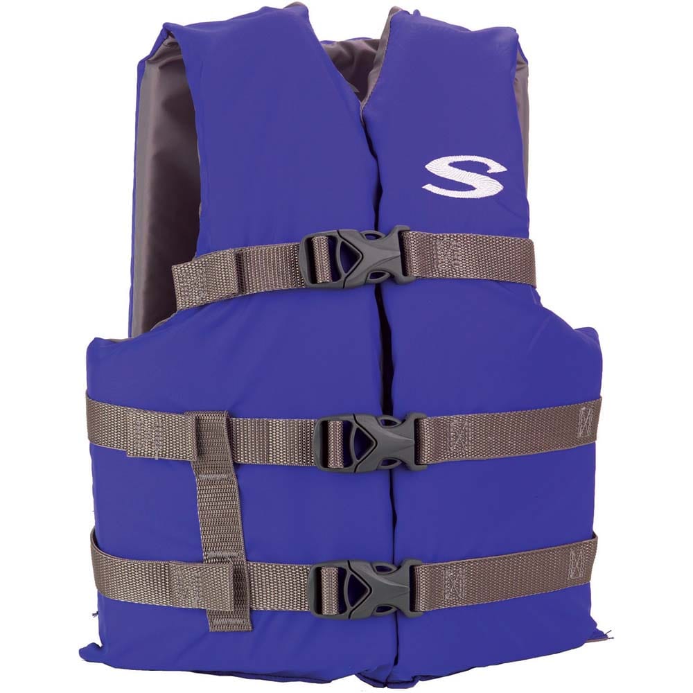 Stearns Qualifies for Free Shipping Stearns Classic Youth Life Jacket Blue 50-90 lbs #2159360