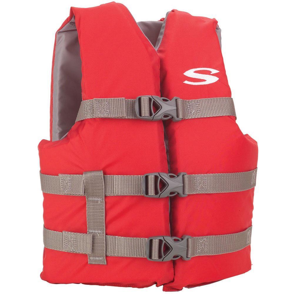 Stearns Qualifies for Free Shipping Stearns Classic Youth Life Jacket Red 50-90 lb #3000004472