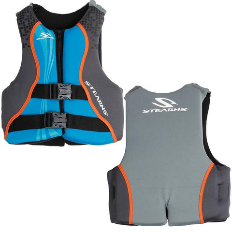 Stearns Qualifies for Free Shipping Stearns PFD 5419 Youth Hydro Blue #2000019831