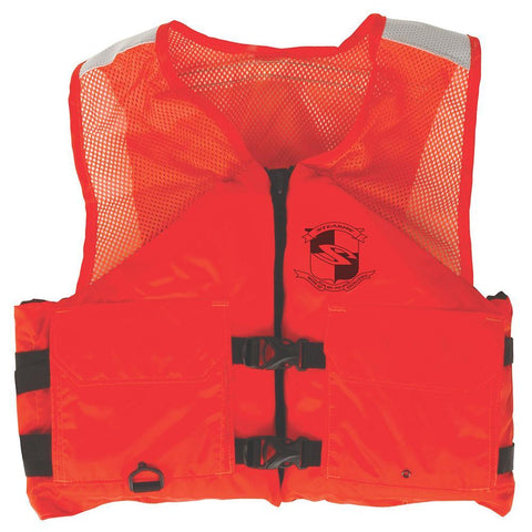 Stearns Not Qualified for Free Shipping Stearns Work Zone Gear Life Vest I424 M Orange #2000011410