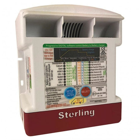 Sterling Power Qualifies for Free Shipping Sterling Power Battery to Battery Charger 12v To12v 60a #BB1260